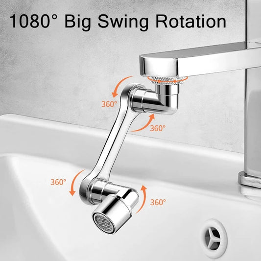 PACK OF 3 1080° Universal Rotation Faucet Extender Dual Mode.